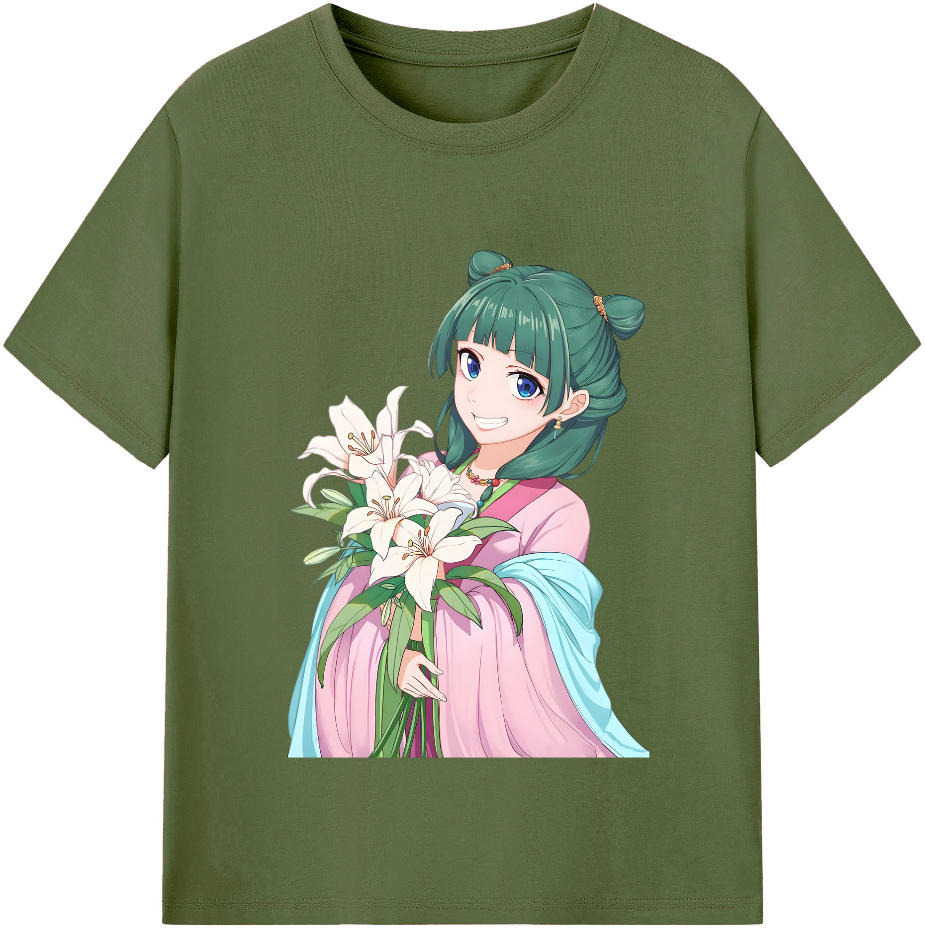 （画像用） 薬屋のひとりごと The Apothecary Diaries 綿100％半袖Tシャツ（フロントプリント）